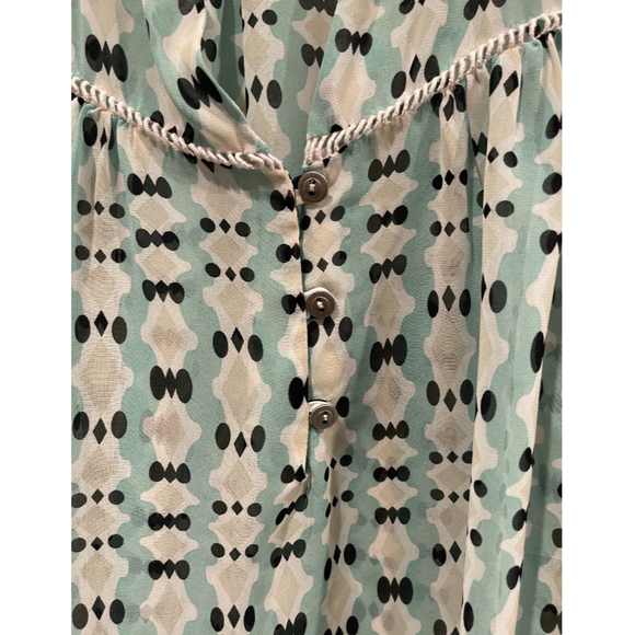 DOLAN Chiffon Popover Long Sleeve Blouse - Picture 3 of 6